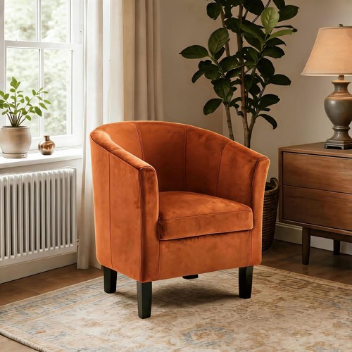 Fabric tub chair - chair, range