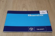 Talbot Samba Manual xb12581