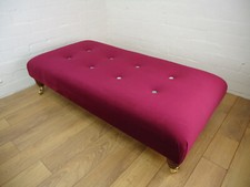 CUSTOM FOOTSTOOL - BED END