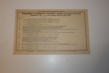 Timetable - London Country