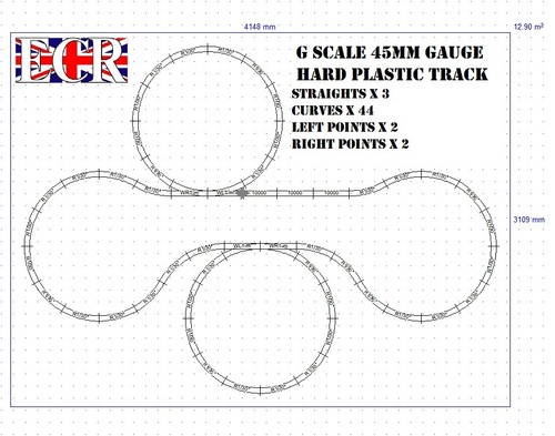Garden scale 45mm - scale, rail