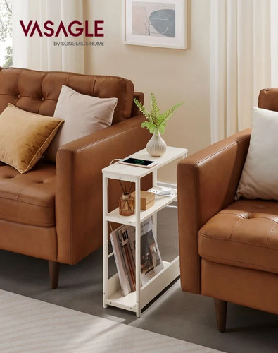 Vasagle tier slim side table - vasagle, 3-tier