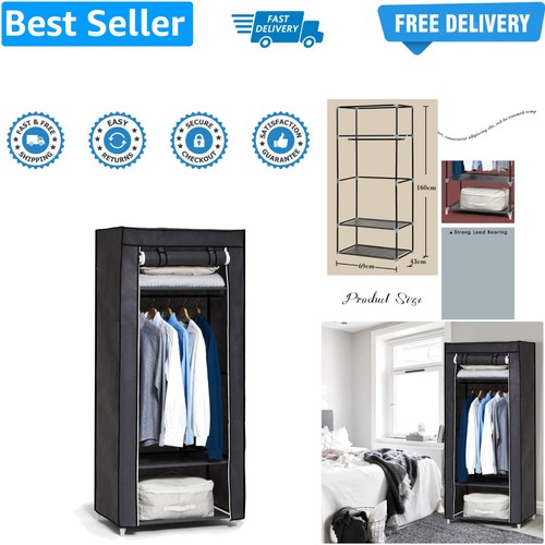 Single canvas wardrobe - canvas,