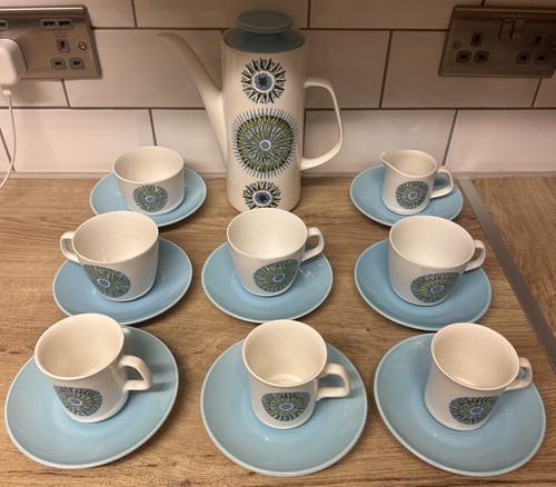 Retro vintage coffee set tea - &,