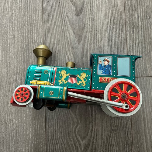 Masudaya tin toy locomotive - tin,