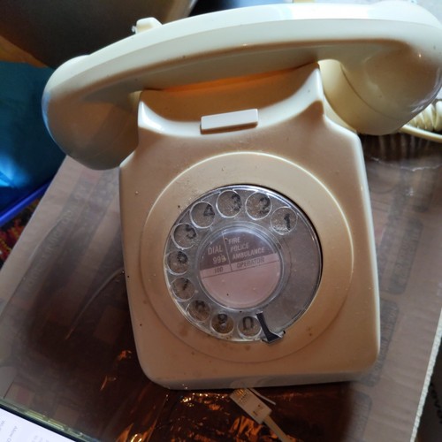 Gpo beige rotary dial corded - dial,
