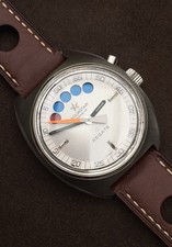 Vintage 1970s Aquastar Regate Yacht Timer Men’s Wristwatch 