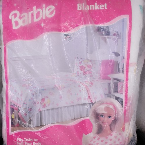 Barbie blanket 1995 - 1995, twin