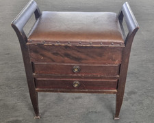 Antique Piano Stool With Sheet