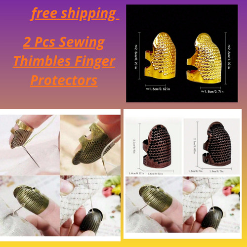 Hand sewing thimble finger - hand,