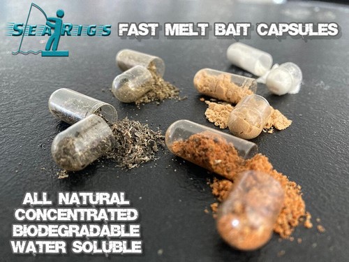 Sea fishing bait capsules - fishing,