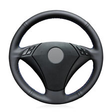 Alcantara Steering Wheel Cover Real Leather Wrap for BMW 5 SERIES E60 E61