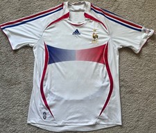 Original Authentic Adidas France Football 2006 Away Shirt Mens Large