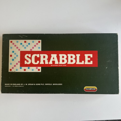 Vintage scrabble board game - scrabble,