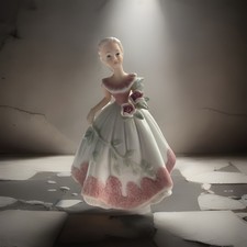 SBL Regal House Collection Vintage Lady with flowers Figurine 