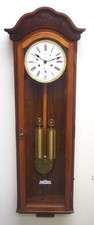 Fine Hermle Multi Dial Wall Clock 8 Day Weight Driven Chiming Wall Clock