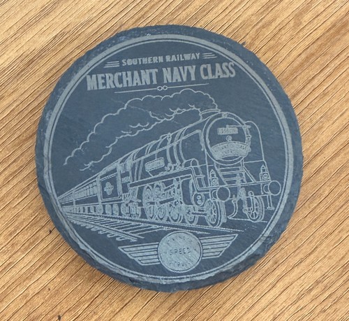 Crafted slate coaster - crafted,