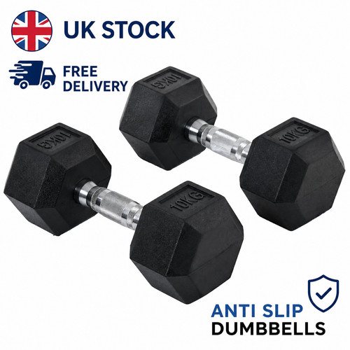 2x10kg dumbbells sports hex - sports,
