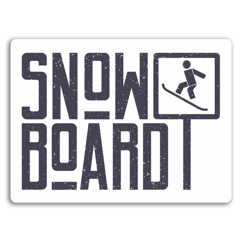 10cm snowboard vinyl - snowboard,