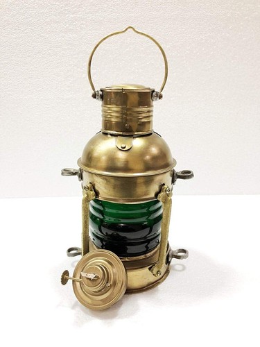 Nautical antique ship lamp - nautical, 10"
