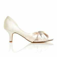 Womens Ladies Low Kitten Heel