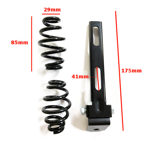 Motorcycle seat bracket with - bracket,