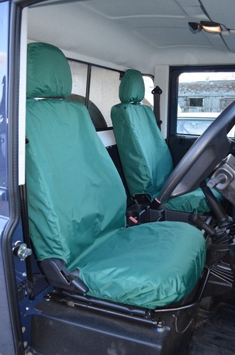 Green tailored waterproof seat - green,