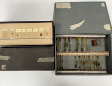 Vintage  Microscopic Slides Preparations x 84 in 2  Boxes