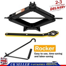 3T Scissor Jack + Extendable Wheel Wrench Brace Socket Car Van Tire Hand Tool