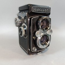 Yashica 635 SX TLR 120 Medium Format Film 6x6 Camera 80mm F/3.5 Lens With Case