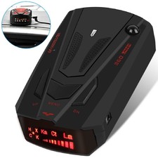 Car Radar Full Band V7 Speed Police Safe Detector Vehicle Voice Alert Laser 360°