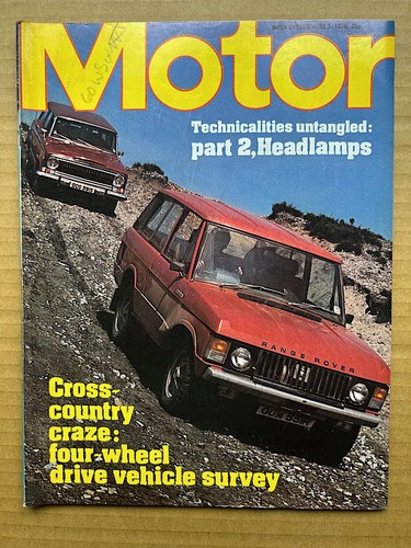 Range rover motor magazine - range,