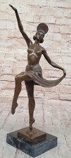 Art Deco Erotic Dancer Bronze