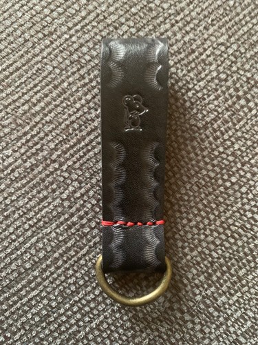 Mouse blk handmade leather - blk,