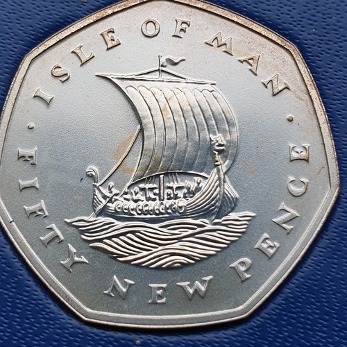 Isle man silver - man, 50
