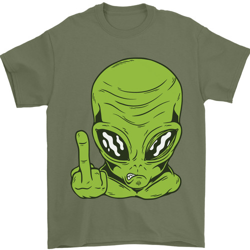Angry alien finger flip funny - angry,