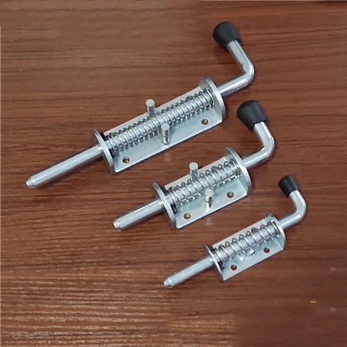 Spring loaded bolt - loaded, duty