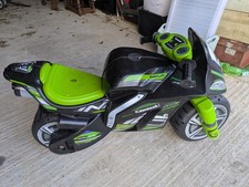 Kids Kawasaki Push Along Balance Motorbike