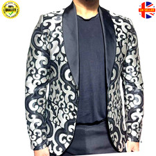 Zara Man Swirl Textured Silver