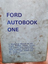 FORD AUTOBOOK ONE, CORTINA, PREFECT, CORSAIR, ANGLIA  WORKSHOP MANUAL. 