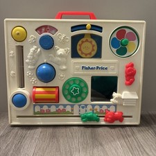Fisher & Price Rare 80s Children’s Baby’s Toy Case Retro Vintage activity centre