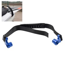 Blue pillion seat pillion seat strap rescue belt for Honda Suzuki dirt bikes