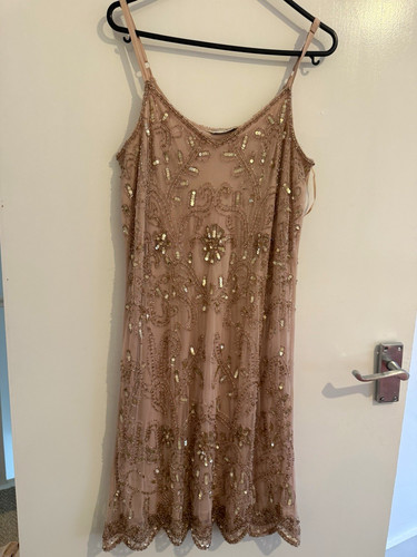 Miss selfridge pink beaded - miss,