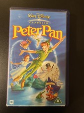 Peter Pan (VHS) Walt Disney Animated Vintage Movie Classic