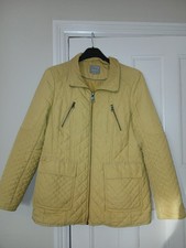 mustard quilted jacket