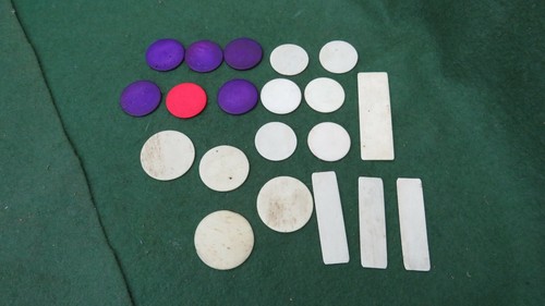 Antique bone gaming - 20,