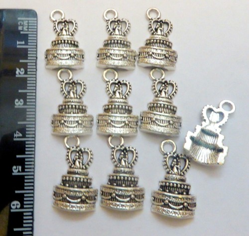 Wedding cake charms antique - 30,