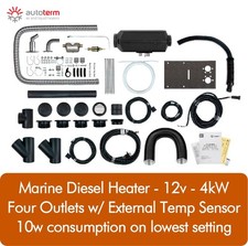Autoterm Marine 12v 4kW Diesel