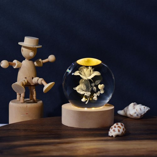 Crystal ball night - night, light