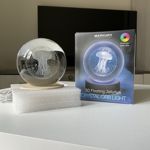 Jellyfish crystal orb light - orb,